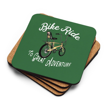 Chopper "75" Cork-Back Coaster - Chinchilla Choons