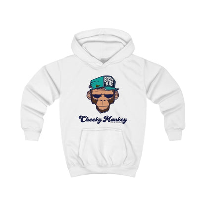 Cheeky Monkey Kids Hoodie - Chinchilla Choons