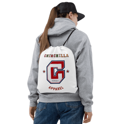 Chinchilla Varsity Drawstring Bag - Chinchilla Choons
