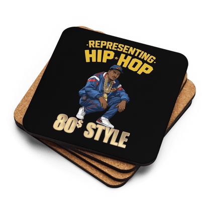Representing Hip Hop Cork - Back Coaster - Chinchilla Choons
