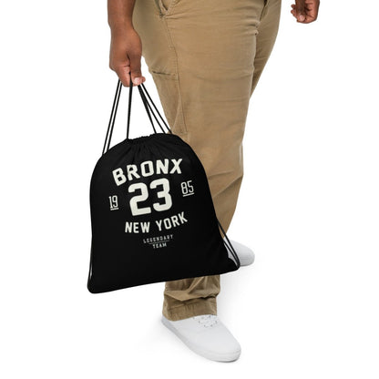 Bronx NY Drawstring Bag - Chinchilla Choons
