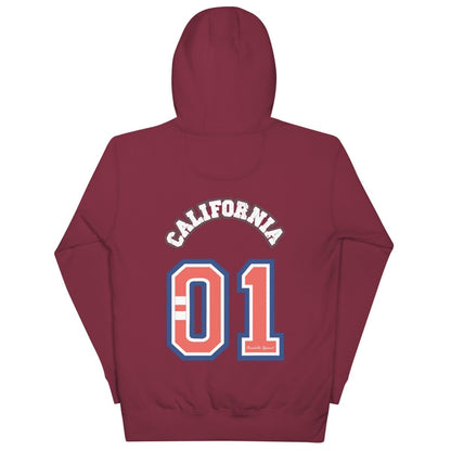 California Varsity Unisex Hoodie - Chinchilla Choons