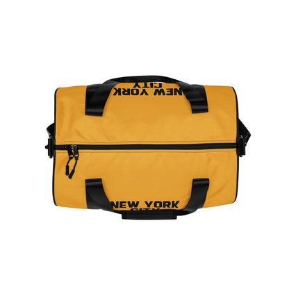 New York City Duffel Gym Bag - Gold / Black - Chinchilla Choons