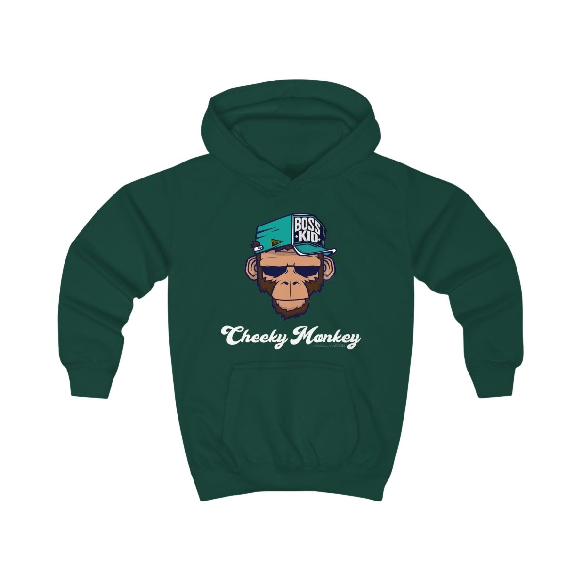 Cheeky Monkey Kids Hoodie - Chinchilla Choons