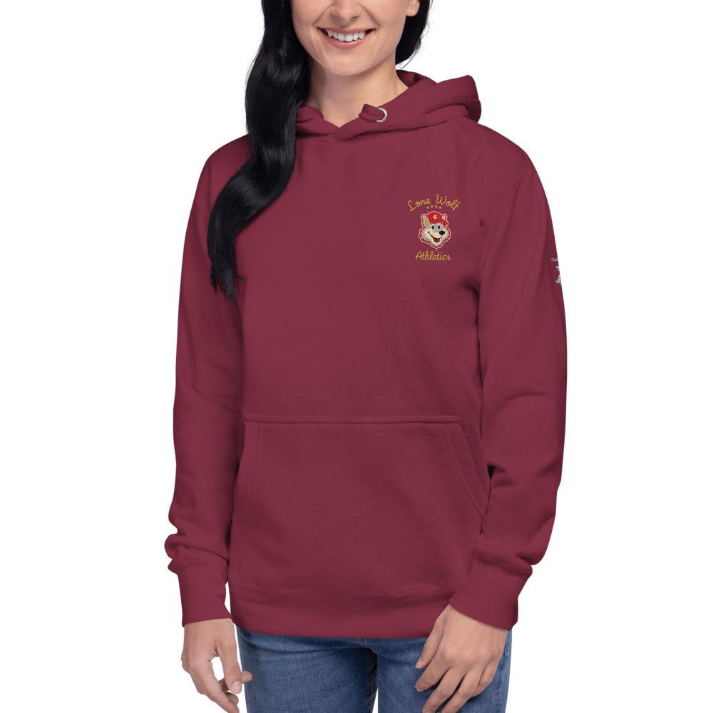 Lone Wolf Unisex Hoodie - Chinchilla Choons