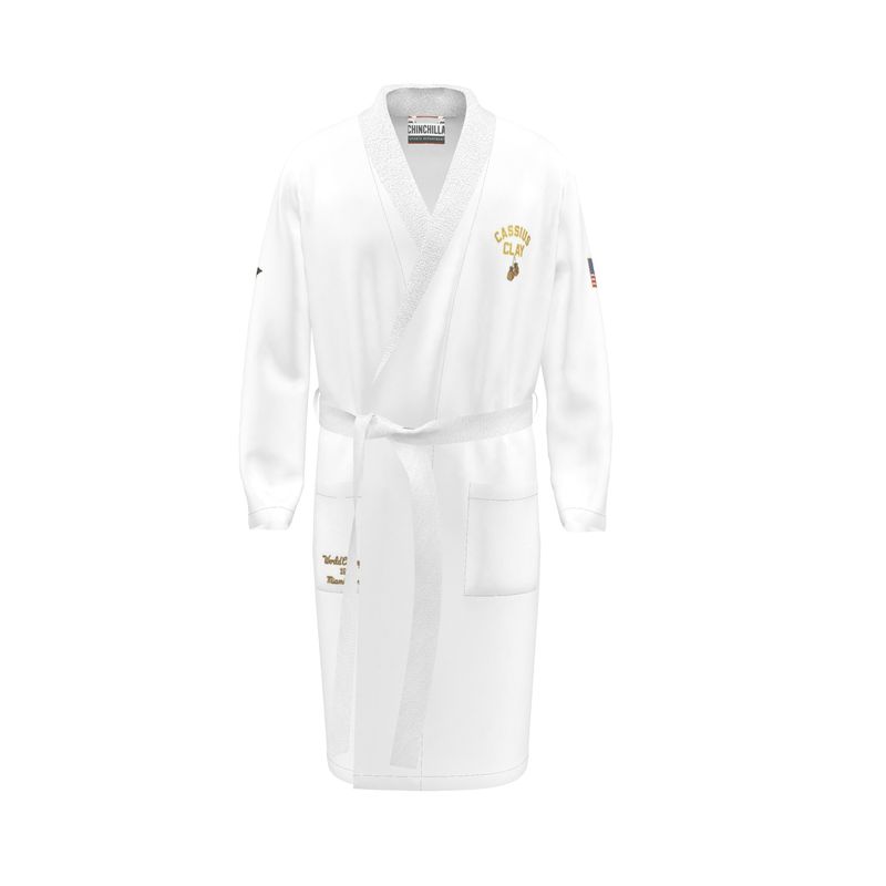 Cassius Clay Men's Boxer Dressing Gown - Chinchilla Choons