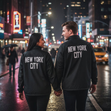 New York City Unisex Windbreaker - Chinchilla Choons