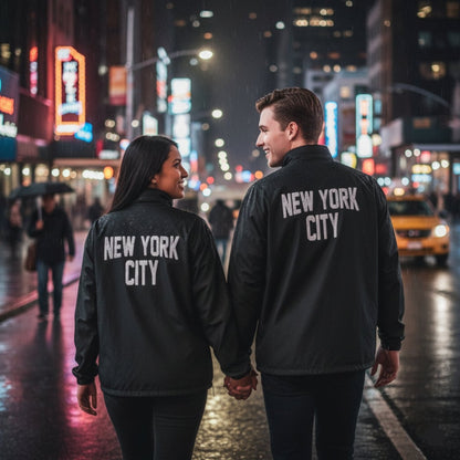 New York City Unisex Windbreaker - Chinchilla Choons