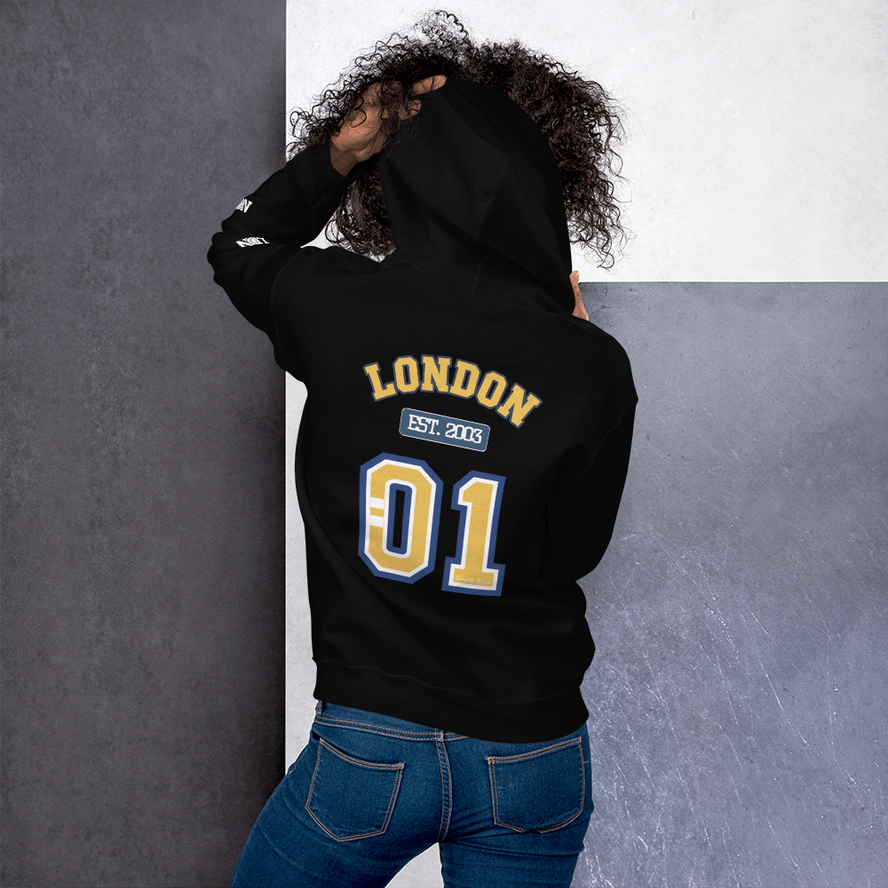 London Varsity Unisex Hoodie - Chinchilla Choons
