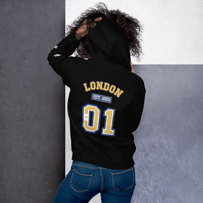 London Varsity Unisex Hoodie - Chinchilla Choons