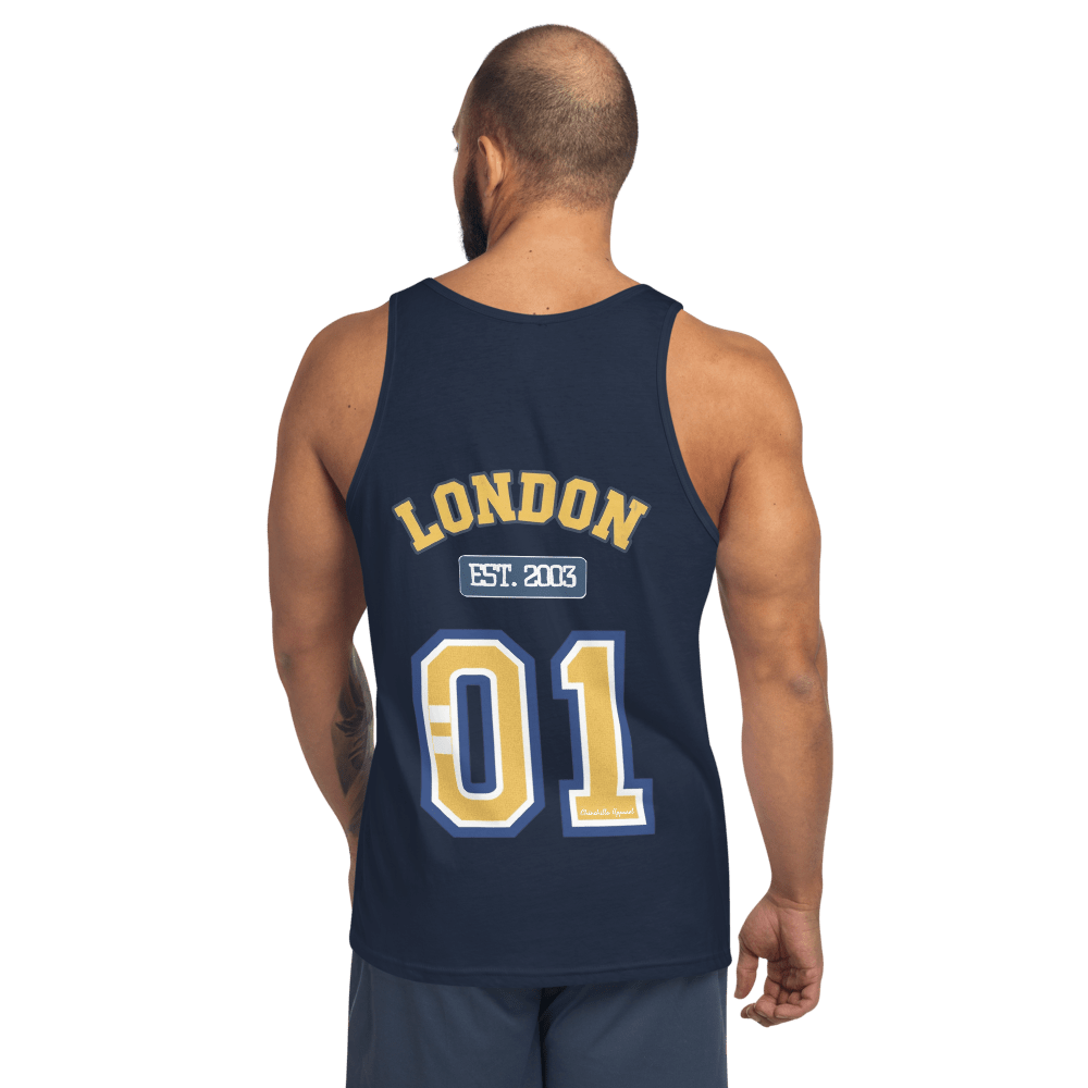London Varsity Men's Tank Top - Chinchilla Choons