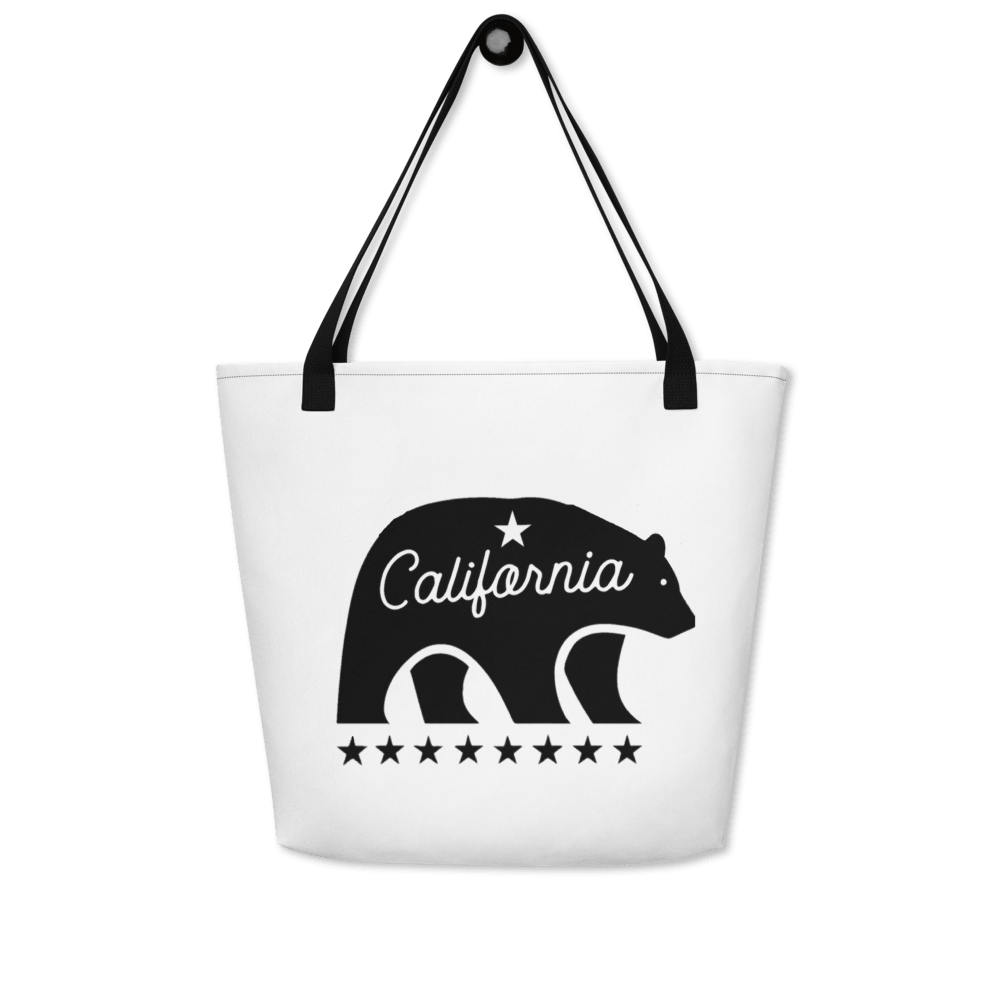 California Mascot Large Tote Bag - Chinchilla Choons