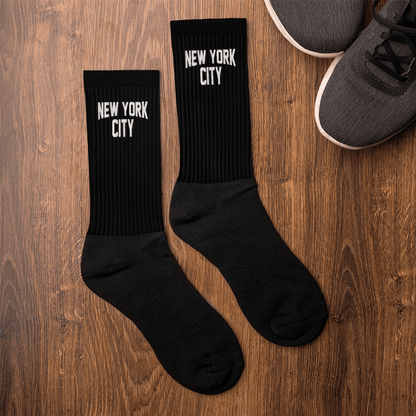 New York City Unisex Socks (Black) - Chinchilla Choons