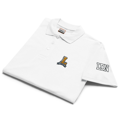 London Varsity Pique Polo Shirt - Chinchilla Choons