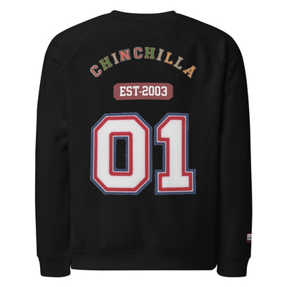 Chinchilla Varsity Unisex Organic Sweatshirt - Chinchilla Choons