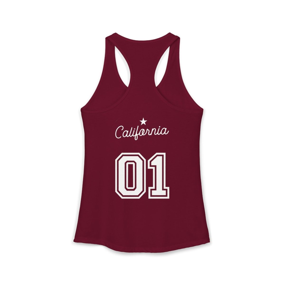 California Varsity Women's Ideal Racerback Tank Top - Chinchilla Choons