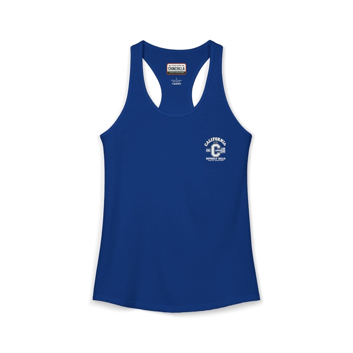 California Varsity Women's Ideal Racerback Tank Top - Chinchilla Choons