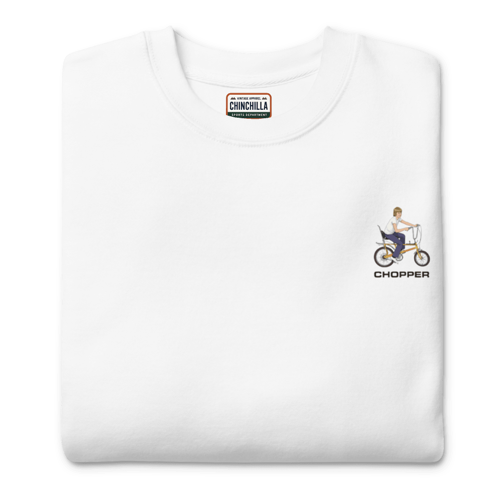 Chopper '75' Unisex Premium Sweatshirt (light Colours) - Chinchilla Choons