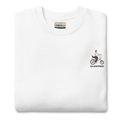 Chopper '75' Unisex Premium Sweatshirt (light Colours) - Chinchilla Choons