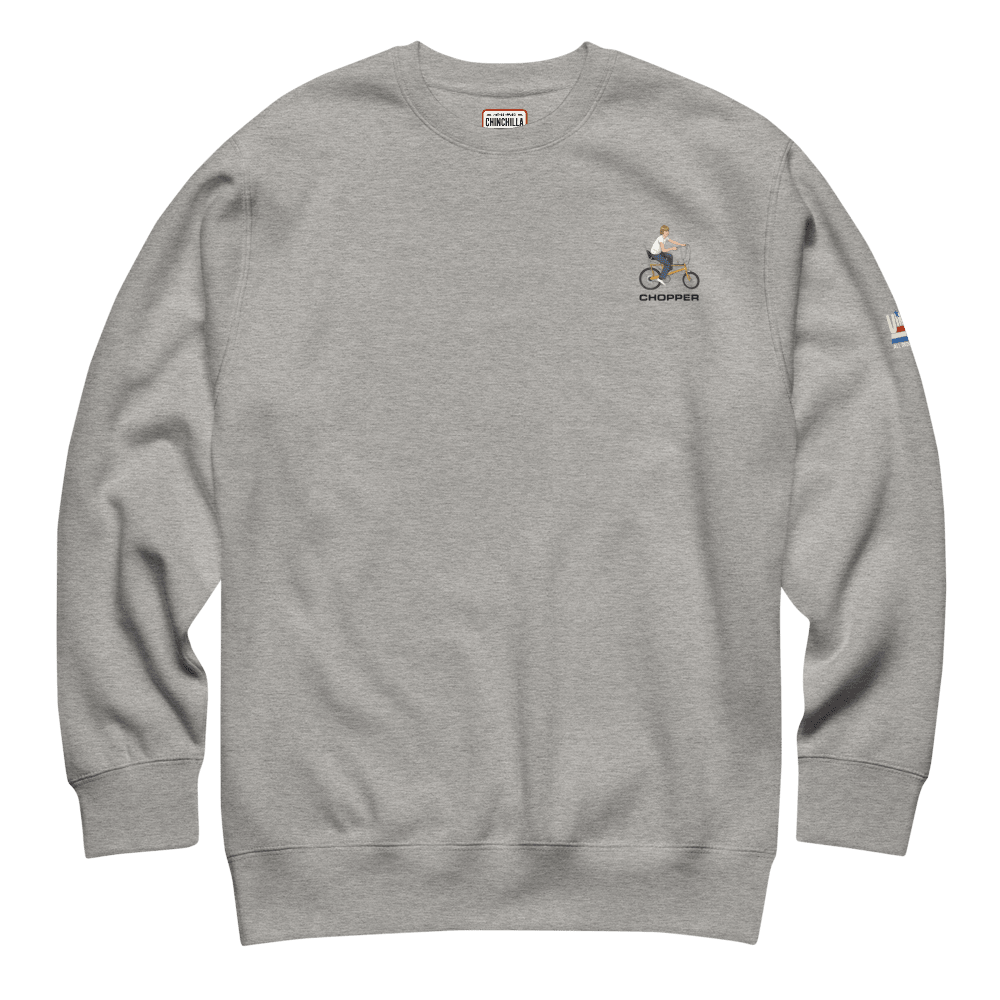 Chopper '75' Unisex Premium Sweatshirt (light Colours) - Chinchilla Choons