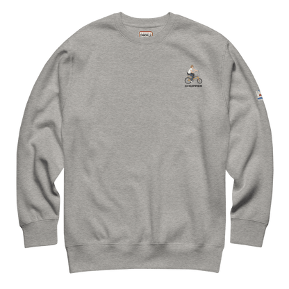 Chopper '75' Unisex Premium Sweatshirt (light Colours) - Chinchilla Choons