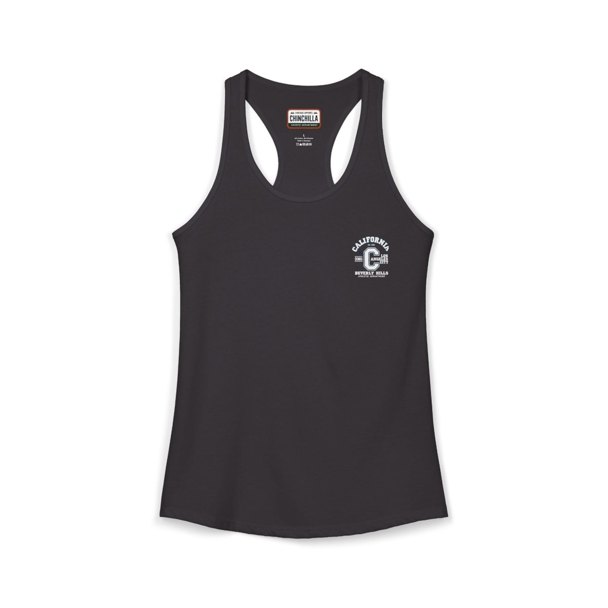 California Varsity Women's Ideal Racerback Tank Top - Chinchilla Choons