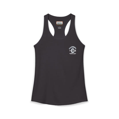 California Varsity Women's Ideal Racerback Tank Top - Chinchilla Choons