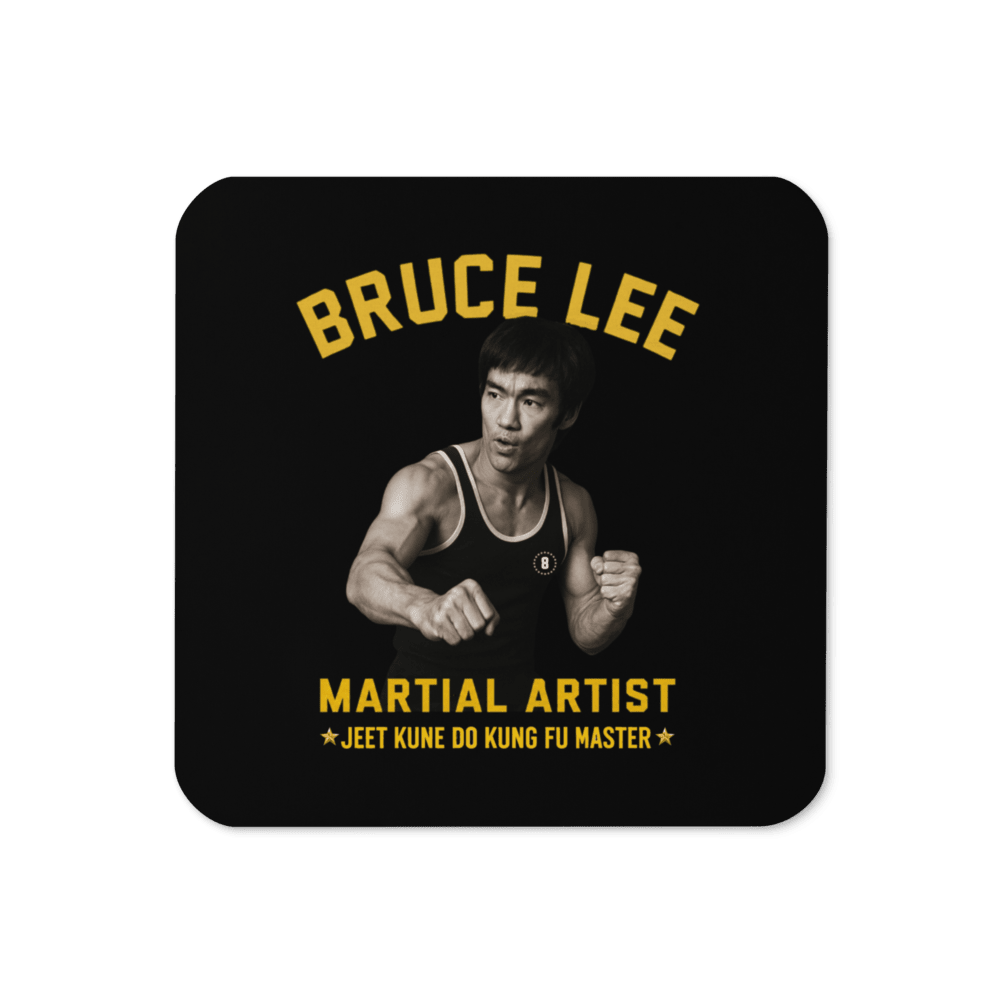 Bruce Lee Cork - Back Coaster - Chinchilla Choons