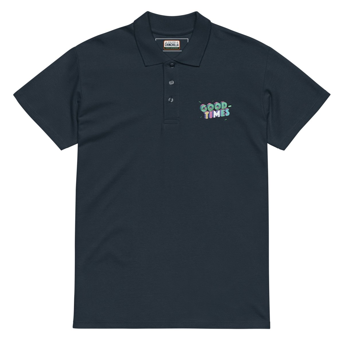 Good Times Premium Pique Polo Shirt - Chinchilla Choons