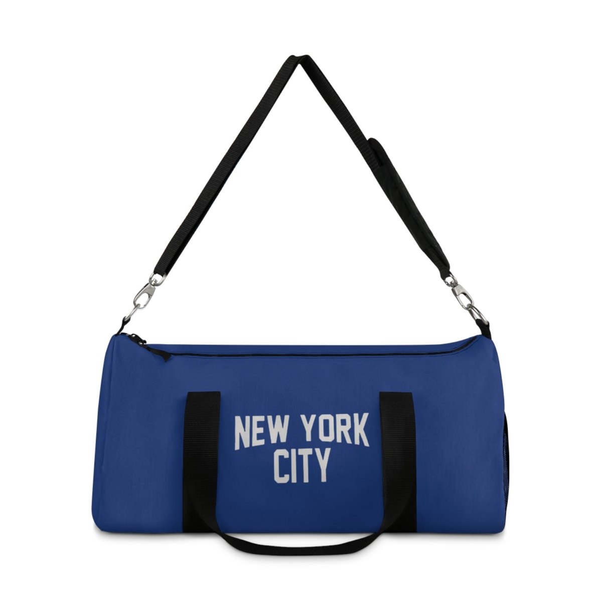 New York City Duffel Gym Bag, (Blue) - Chinchilla Choons