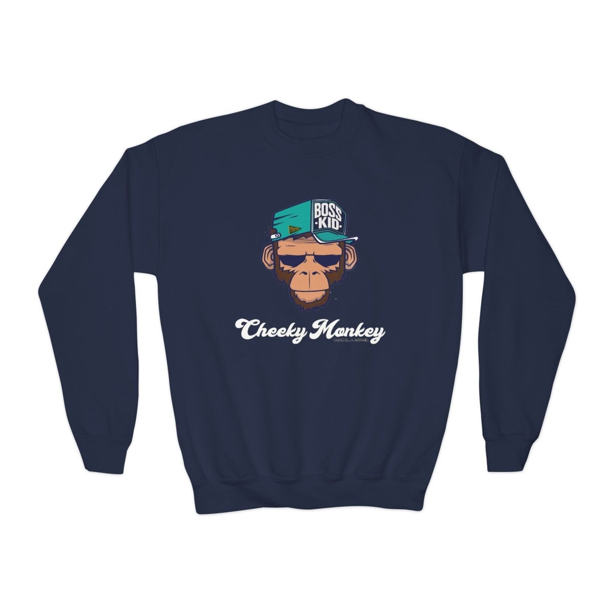 Cheeky Monkey Kids Unisex Sweatshirt - Chinchilla Choons