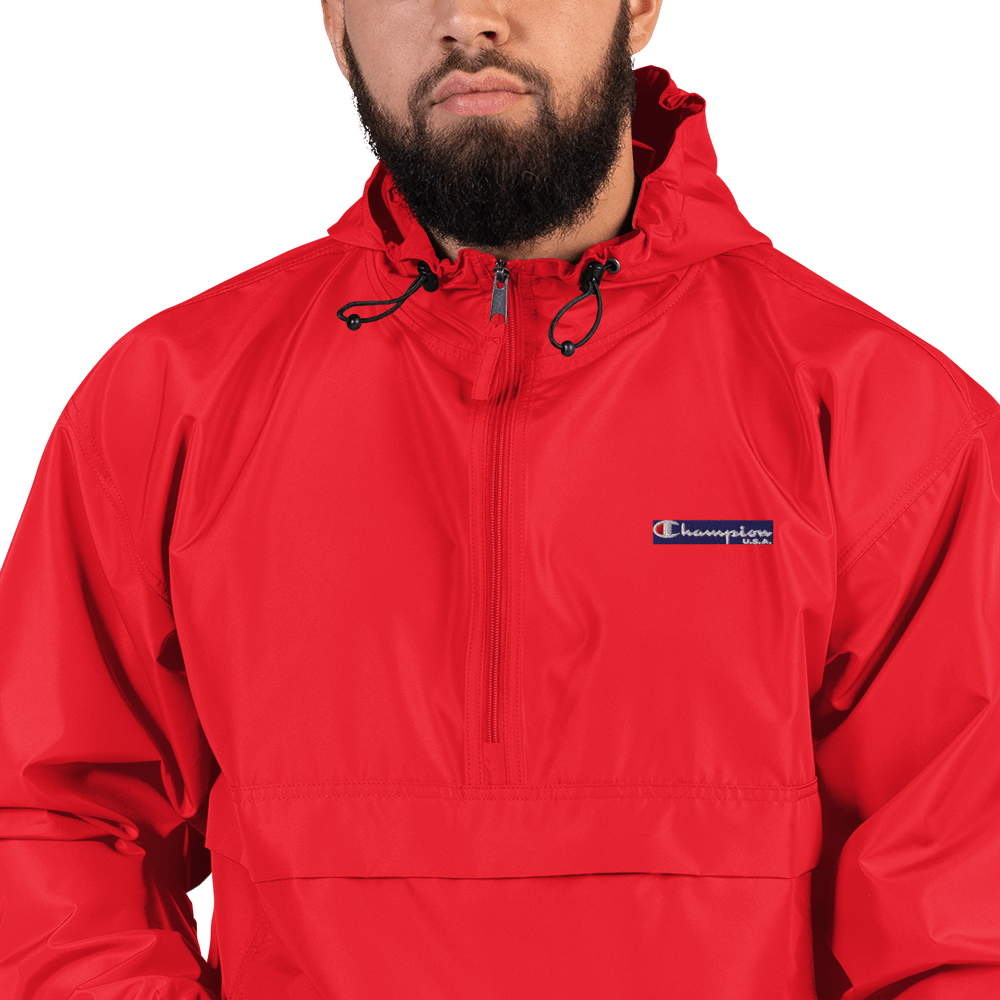 Champion Unisex Packable Anorak Jacket - Chinchilla Choons