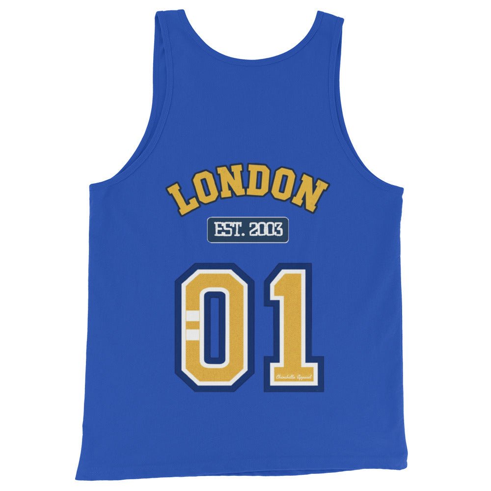 London Varsity Men's Tank Top - Chinchilla Choons