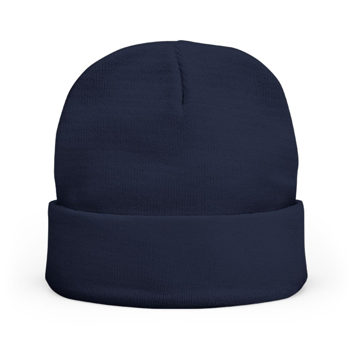 Evil Genius Embroidered Knit Beanie - Chinchilla Choons