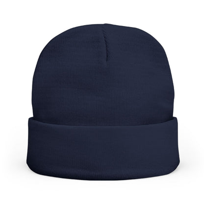 Evil Genius Embroidered Knit Beanie - Chinchilla Choons