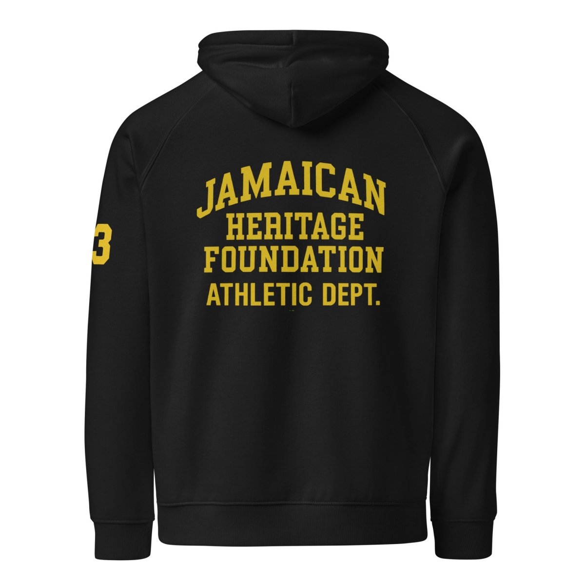 Jamaican Heritage Unisex Raglan Hoodie - Chinchilla Choons