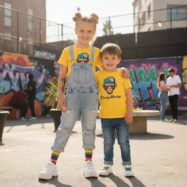 Cheeky Monkey Unisex Kids Tee - Chinchilla Choons