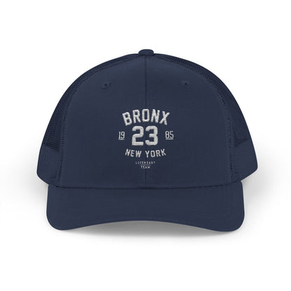 Bronx New York Embroidered Snapback Trucker Cap - Chinchilla Choons