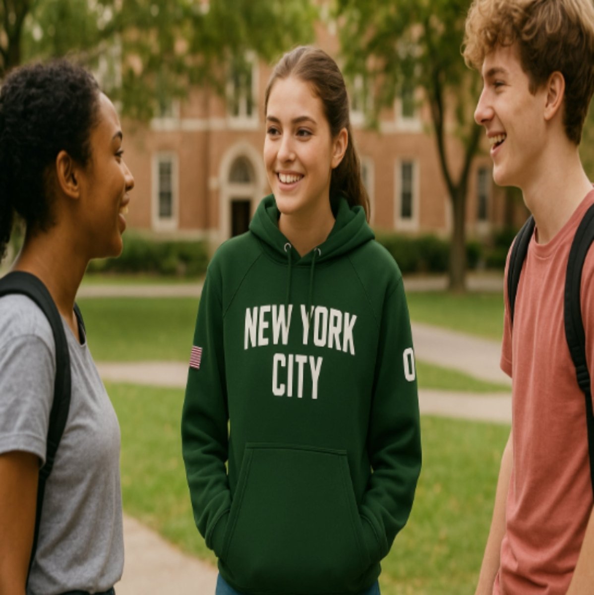 New York City Unisex Eco Hoodie - Chinchilla Choons
