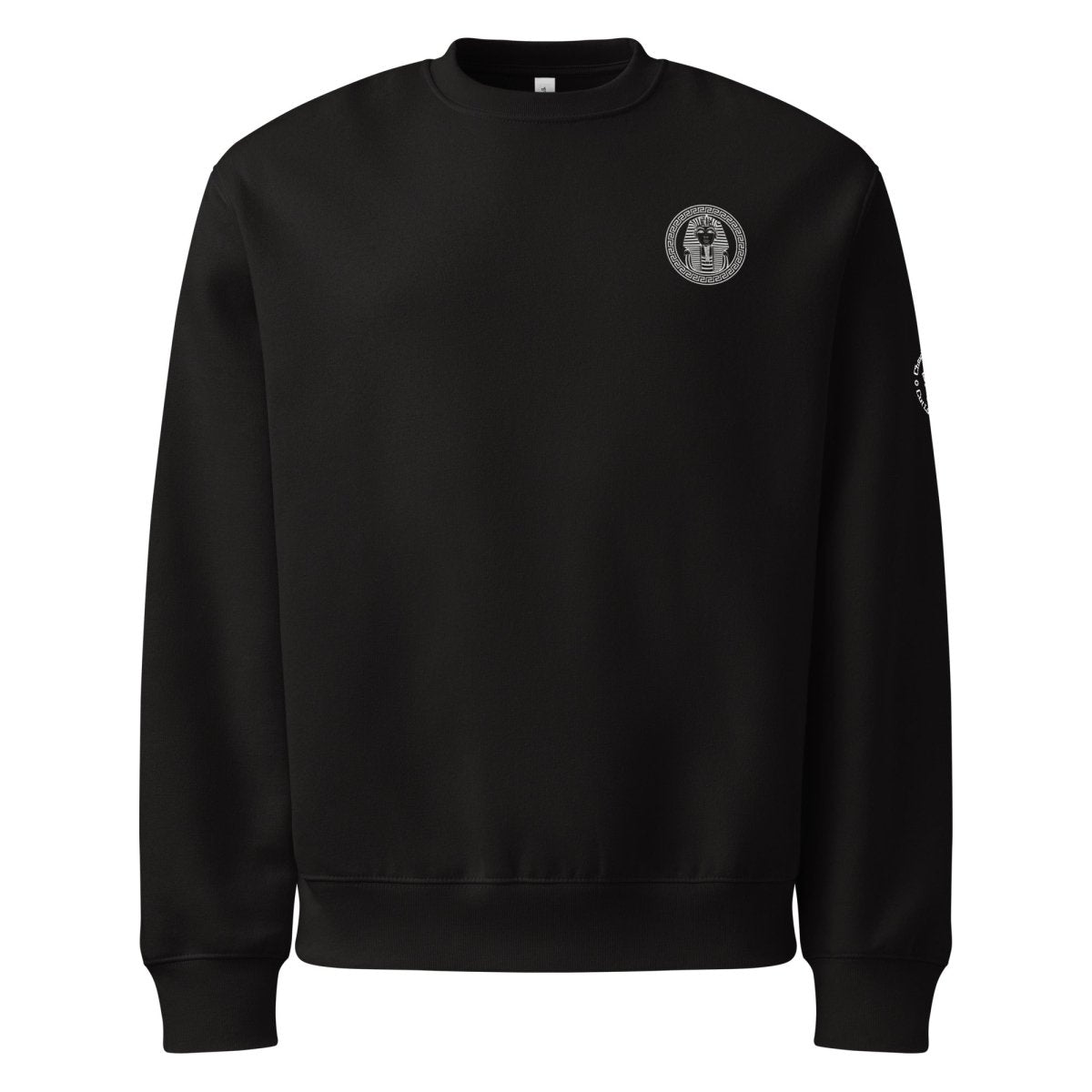 Children Of Kemet Oversized Heavyweight Sweatshirt (Black) - Chinchilla Choons