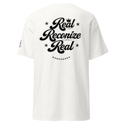 Real Reconize Real Unisex Classic Tee (Light Colours) - Chinchilla Choons