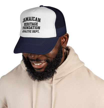 Jamaican Heritage Foundation Athletic Dept. Trucker Cap - Chinchilla Choons