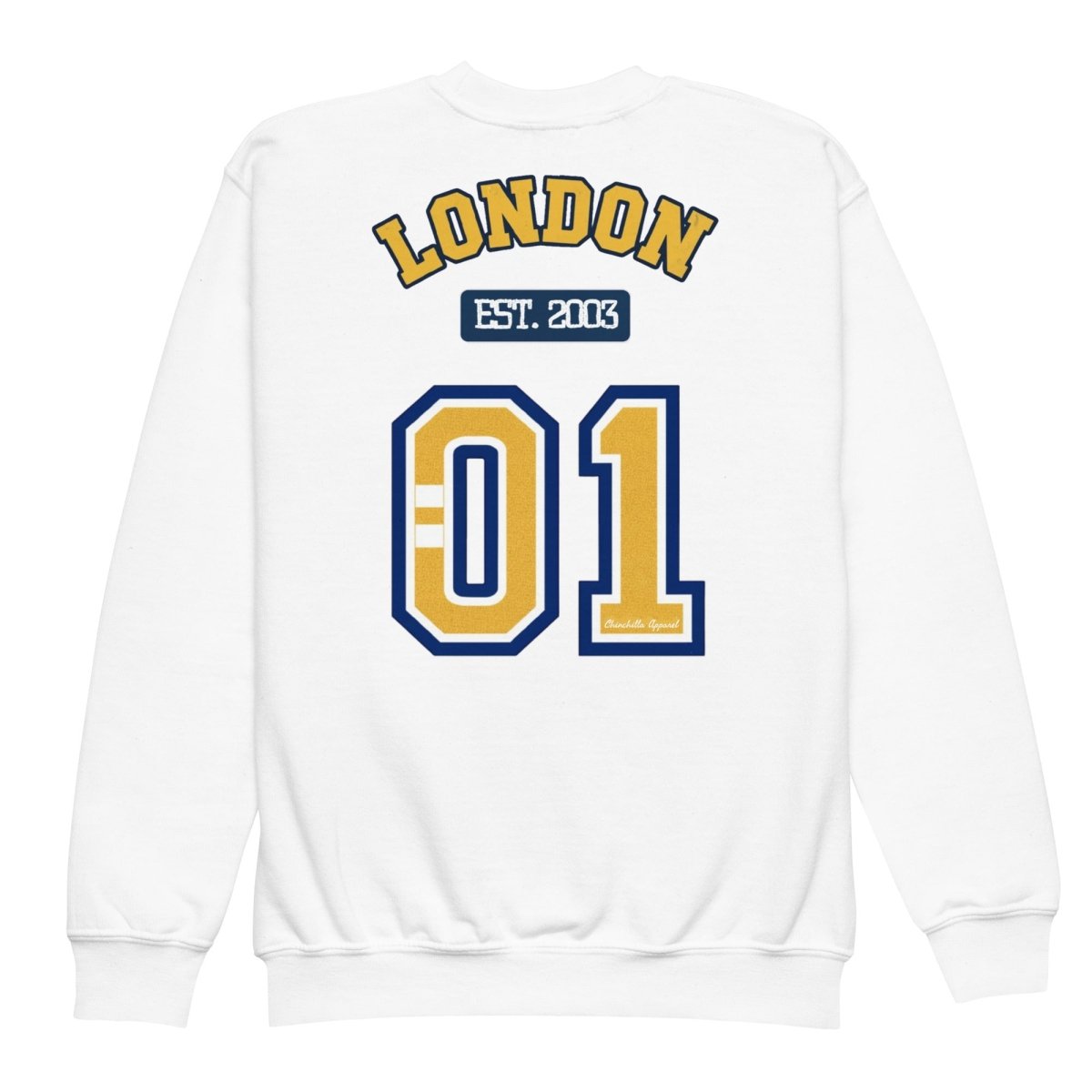 London Varsity Youth Crewneck Sweatshirt - Chinchilla Choons