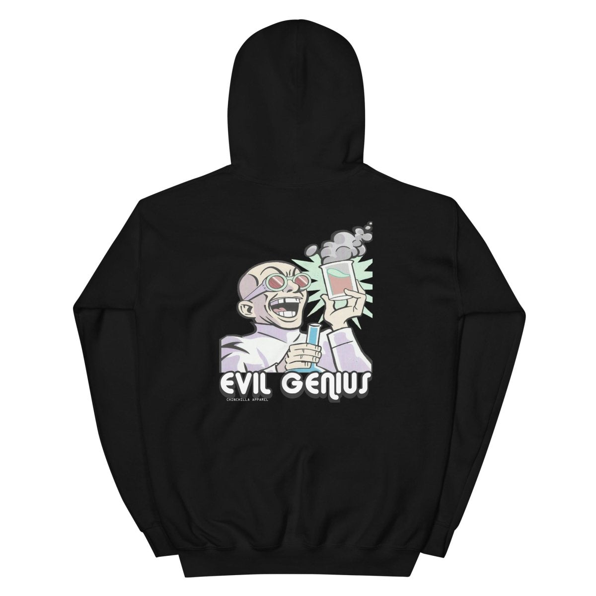Evil Genius Unisex Hoodie - Chinchilla Choons