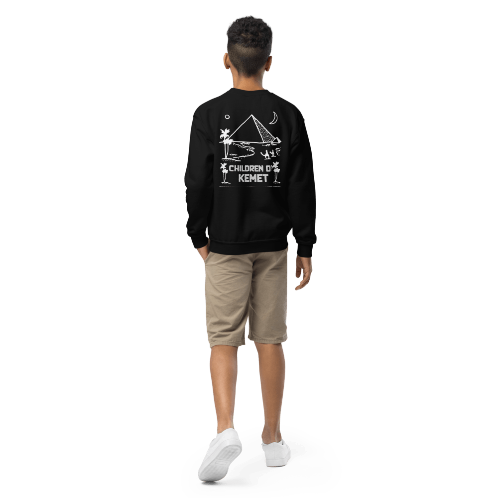 Children Of Kemet Youth Crewneck Sweatshirt - Chinchilla Choons