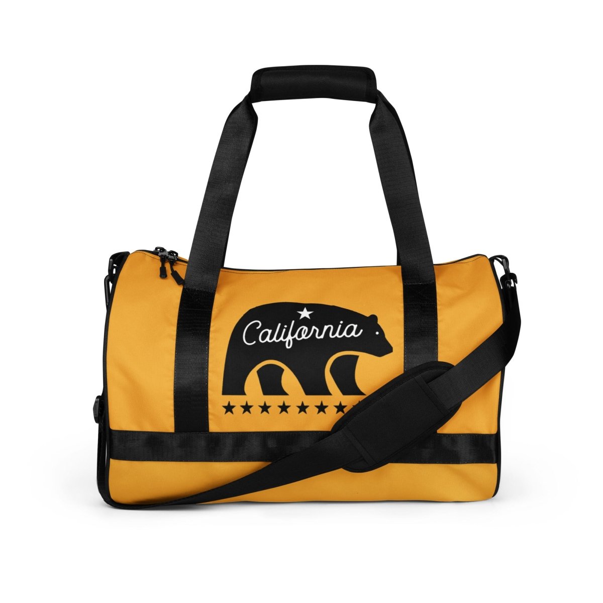 California Mascot Gym Bag (Gold & Black) - Chinchilla Choons