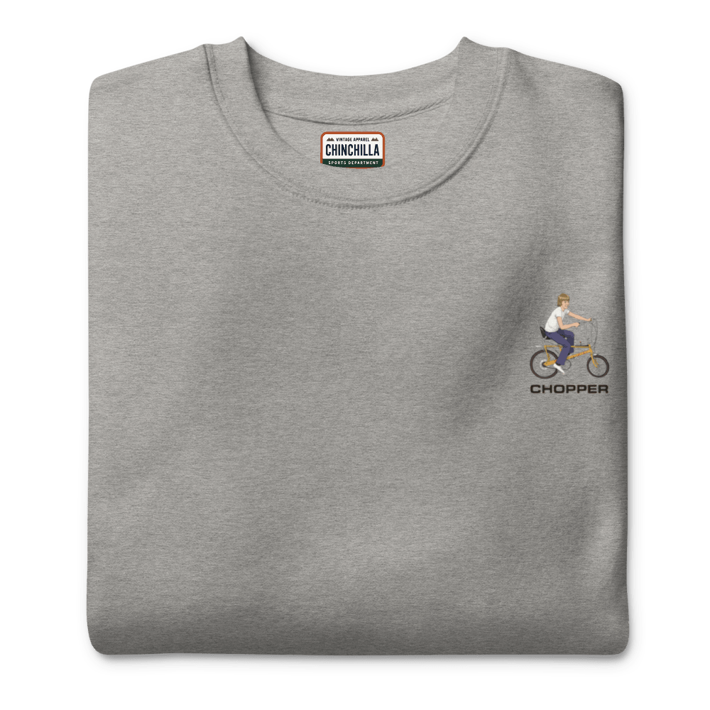 Chopper '75' Unisex Premium Sweatshirt (light Colours) - Chinchilla Choons