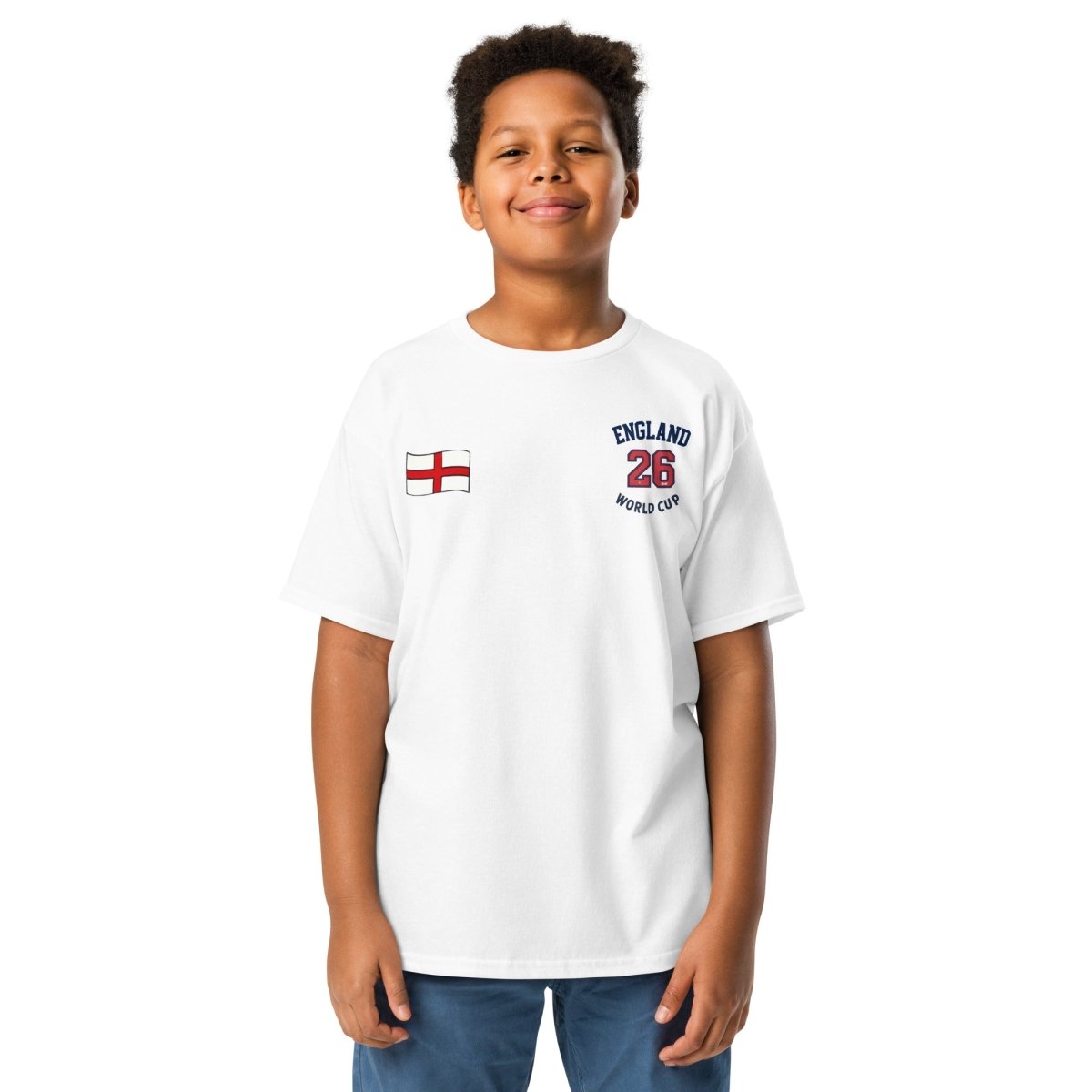 England World Cup 26 Youth Unisex Classic Tee - Chinchilla Choons
