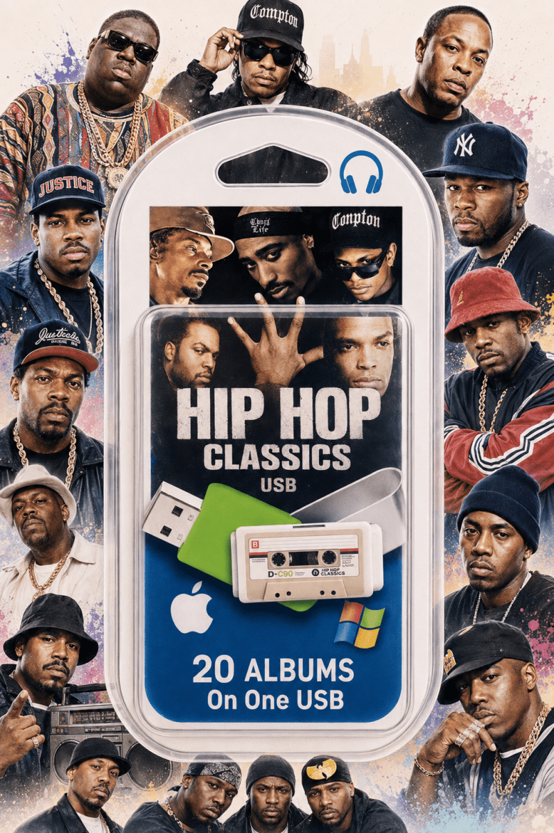 Classic Hip Hop USB - Chinchilla Choons