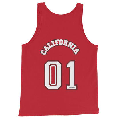 California Varsity Men's Tank Top - Chinchilla Choons